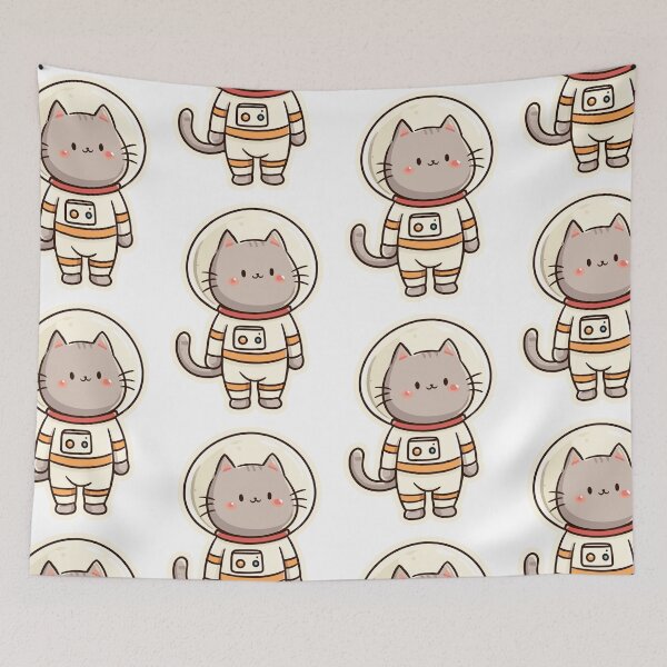 Item preview, Cosmic Space Cat Adventures designed and sold by bapupa.