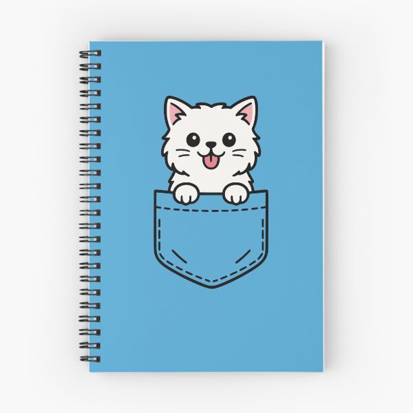 Item preview, Cute Persian Kitten Pocket Pal Funny Fluffy Persian Cat designed and sold by chrisrivait.