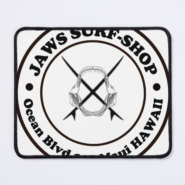 Item preview, Jaws surfshop logo designed and sold by tidelinearchive.