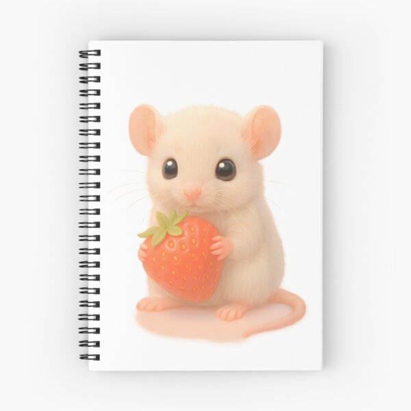 Item preview, Cute Rat Holding a Strawberry designed and sold by Uglyandcute.