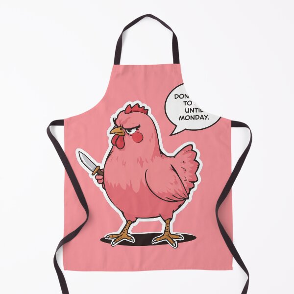 Item preview, Antisocial hen with a knife designed and sold by Sartawsky.