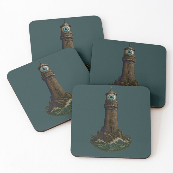 Item preview, Surreal Lighthouse with Giant Eye Artwork designed and sold by Shoot-The-Moon.