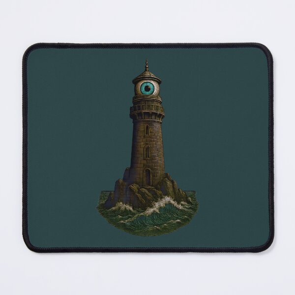 Item preview, Surreal Lighthouse with Giant Eye Artwork designed and sold by Shoot-The-Moon.