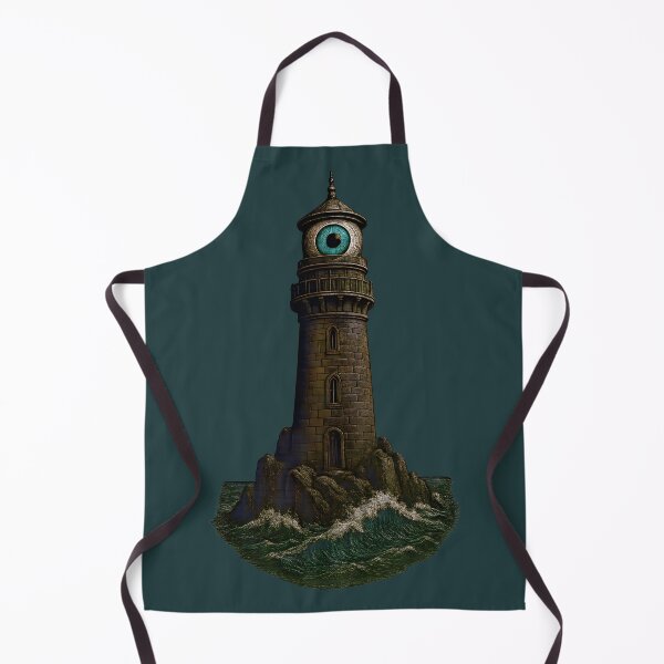 Item preview, Surreal Lighthouse with Giant Eye Artwork designed and sold by Shoot-The-Moon.