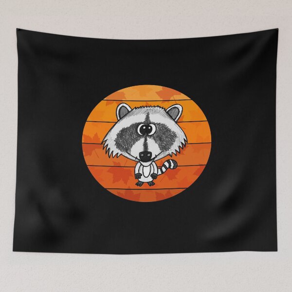 Item preview, Fall Raccoon Autumn Thanksgiving designed and sold by doodlerob.