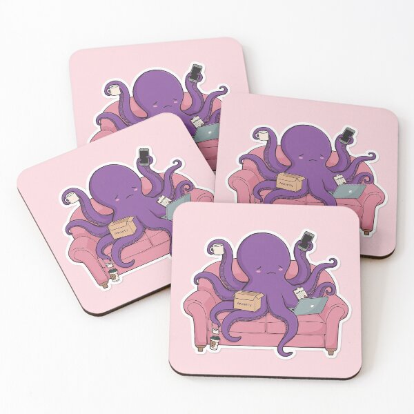 Item preview, Octopus that can't cope with life designed and sold by Sartawsky.