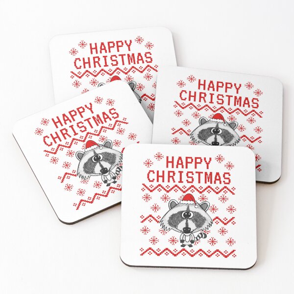 Item preview, Raccoon Ugly Christmas, Xmas Funny designed and sold by doodlerob.