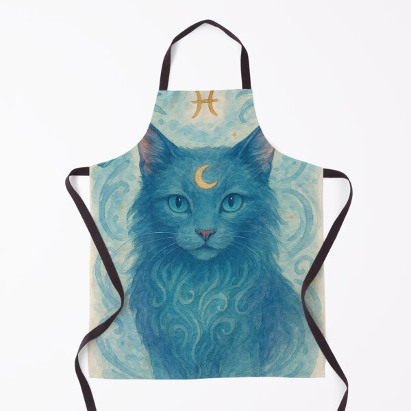 Item preview, Pisces cat, mystic zodiac cat designed and sold by Silverluuna.
