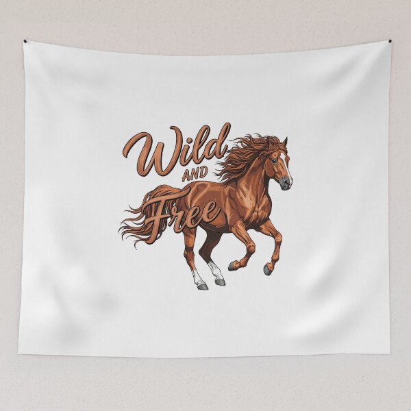 Item preview, Wild and Free Horse - Galloping Mustang Spirit designed and sold by hamishby.