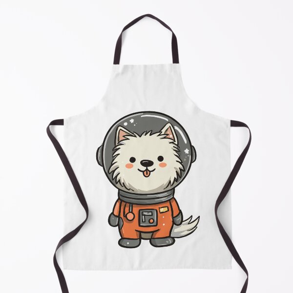 Item preview, Whimsical Space Dog Art designed and sold by bapupa.