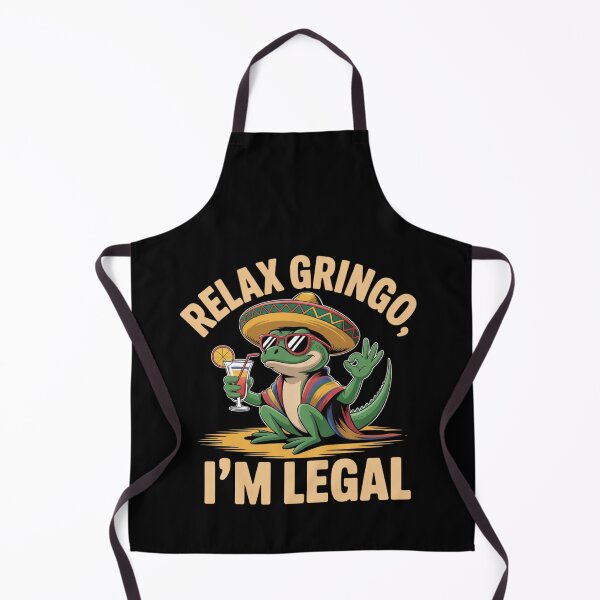 Item preview, Relax Gringo I'm Legal Mexican Lizard Funny designed and sold by MotivaChic.
