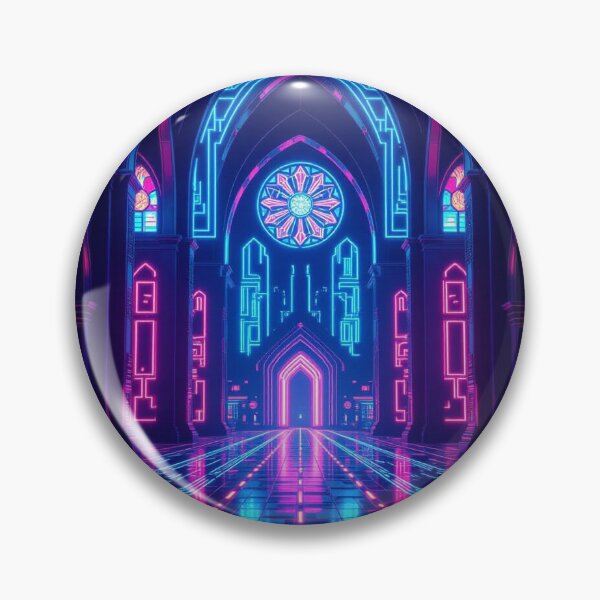 Artikelvorschau, Neon Cathedral: Sacred Space meets Colour Pulse entworfen und verkauft von FotoworldEdel.