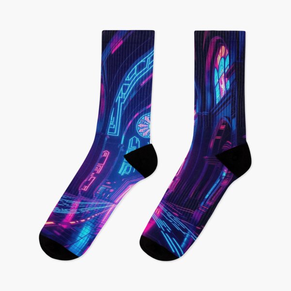 Item preview, Neon Cathedral: Sacred Space meets Color Pulse designed and sold by FotoworldEdel.