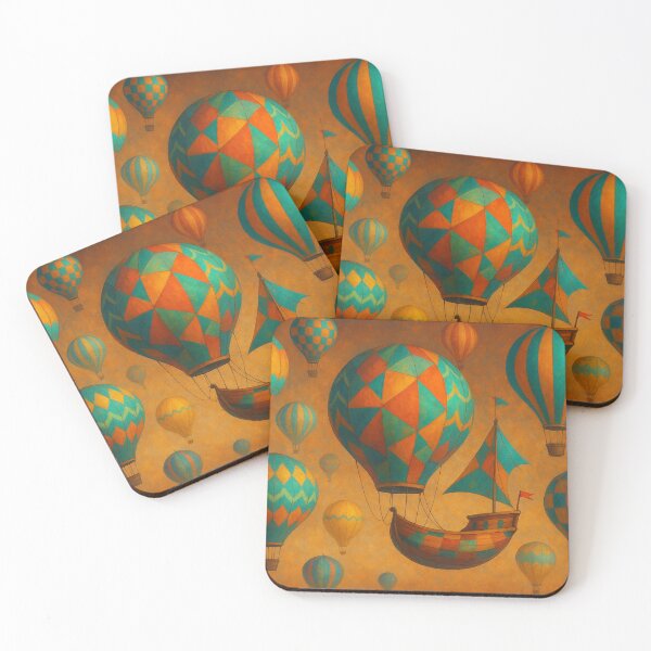 Item preview, Dreaming balloons in the evening sky designed and sold by Sigtrix.