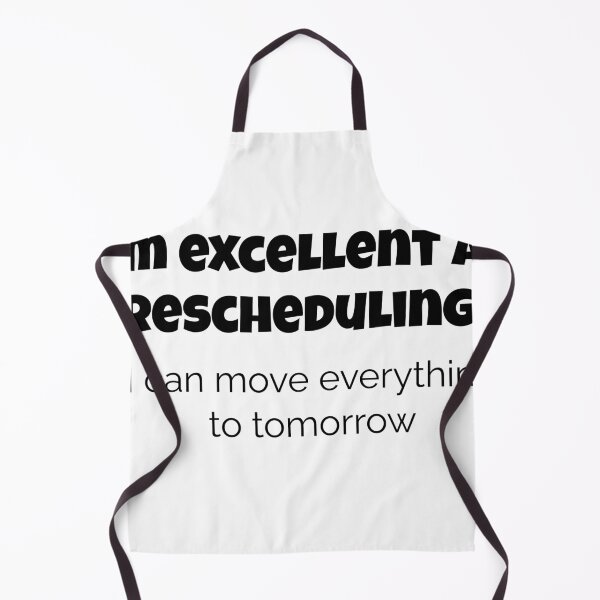Item preview, Funny Procrastination Shirt – I’m Excellent at Rescheduling Everything for Tomorrow – Lazy Humor Tee, procrastination shirt, sarcastic productivity quote, funny planning shirt, scheduling humor shirt designed and sold by BrewtifulMugs.