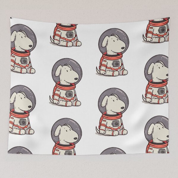 Item preview, Dreamy Space Dog Journey designed and sold by bapupa.