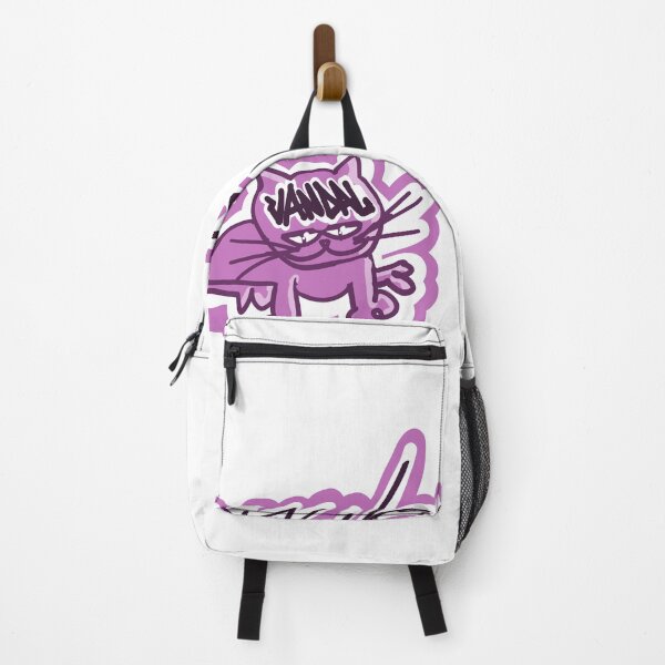 Item preview, Cat with No Rulez purple- Urban Graffiti Sticker | Rebel Sick Stickerz designed and sold by Borislilb Artwear.