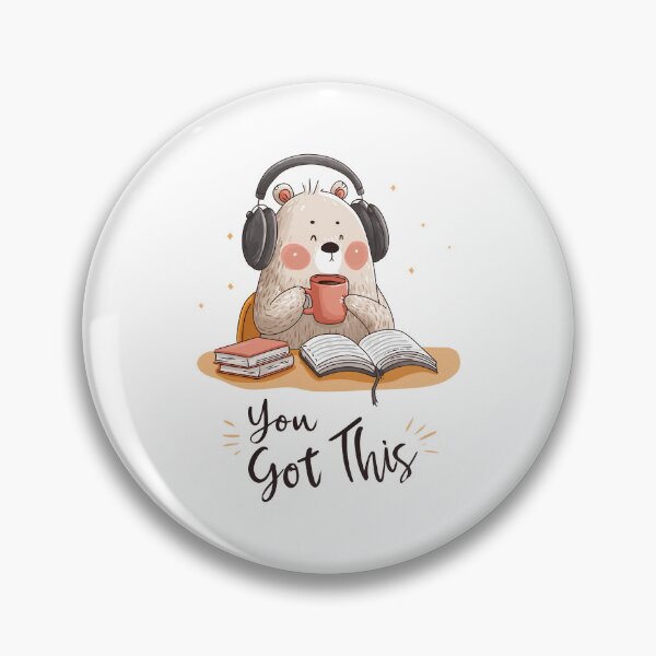 Item preview, You Got This - Cozy Study Bear designed and sold by hamishby.