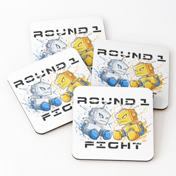 Item preview, Boxing Robots Color 2 designed and sold by Type2Design.