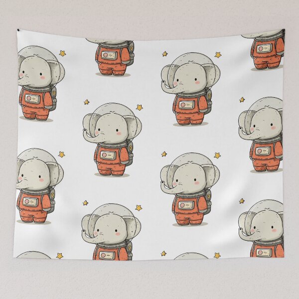 Item preview, Majestic Space Elephant  designed and sold by bapupa.