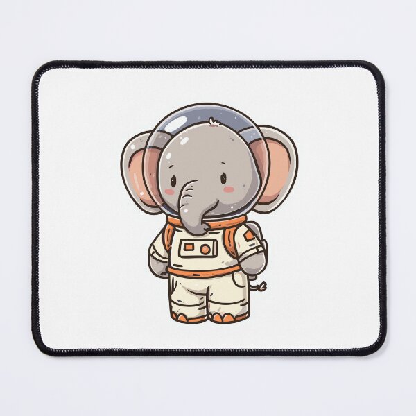 Item preview, Whimsical Space Elephant Art designed and sold by bapupa.