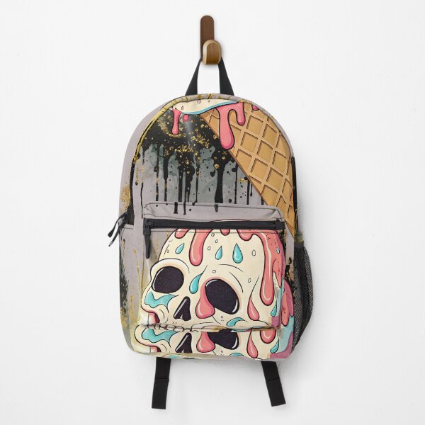 Item preview, Sweet Skull Melt: Ghoulish Ice Cream Cone designed and sold by ChenEngEng.