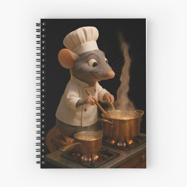 Item preview, Chef Rat in a Miniature Kitchen designed and sold by Uglyandcute.