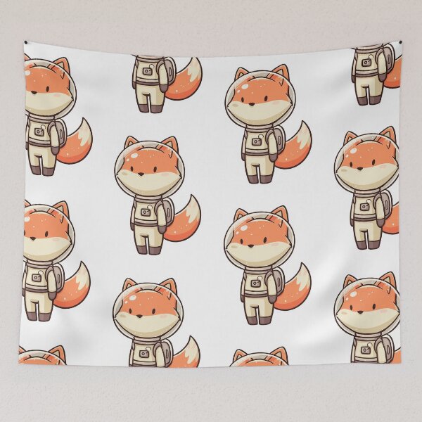 Item preview, Dreamy Space Fox Journey designed and sold by bapupa.