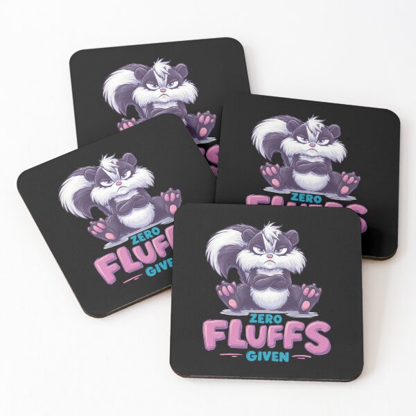 Item preview, Zero Fluffs Given - Grumpy Skunk Attitude designed and sold by hamishby.