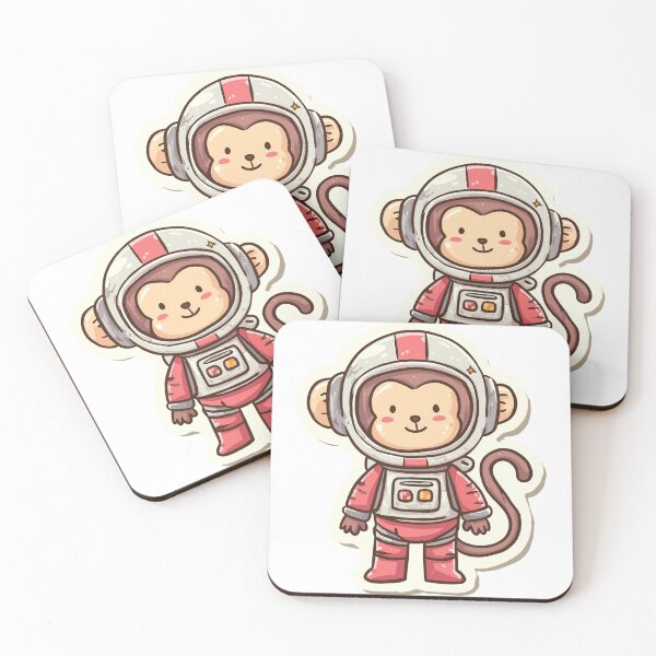 Item preview, Playful Space Monkey Travels designed and sold by bapupa.
