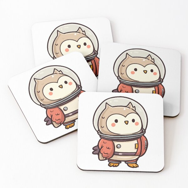 Item preview, Whimsical Space Owl Art designed and sold by bapupa.