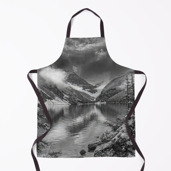 Item preview, Lake Louise, snow, black & white, Canada designed and sold by Steven Weeks.
