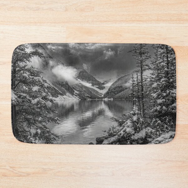 Item preview, Lake Louise, snow, black & white, Canada designed and sold by Steven Weeks.