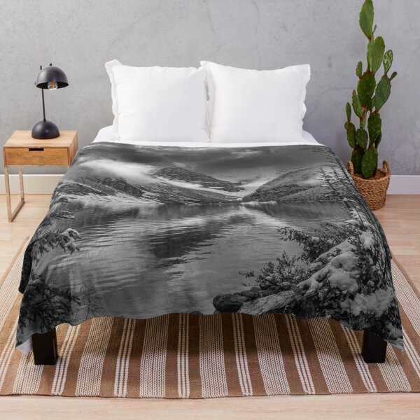 Item preview, Lake Louise, snow, black & white, Canada designed and sold by Steven Weeks.