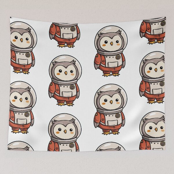 Item preview, Dreamy Space Owl Flight designed and sold by bapupa.