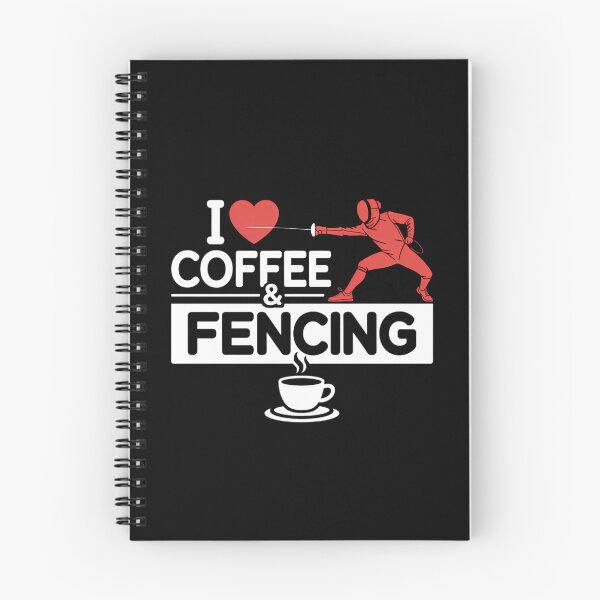 Item preview, I Love Coffee and Fencing Lunge Parry Sword Fighting Lunge Photoroom designed and sold by CookWorldLaughs.