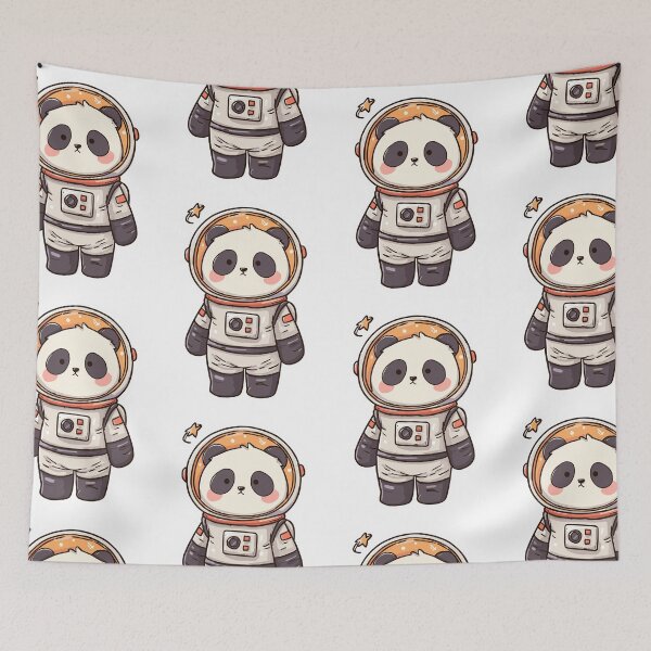 Item preview, Futuristic Space Panda Wonders designed and sold by bapupa.