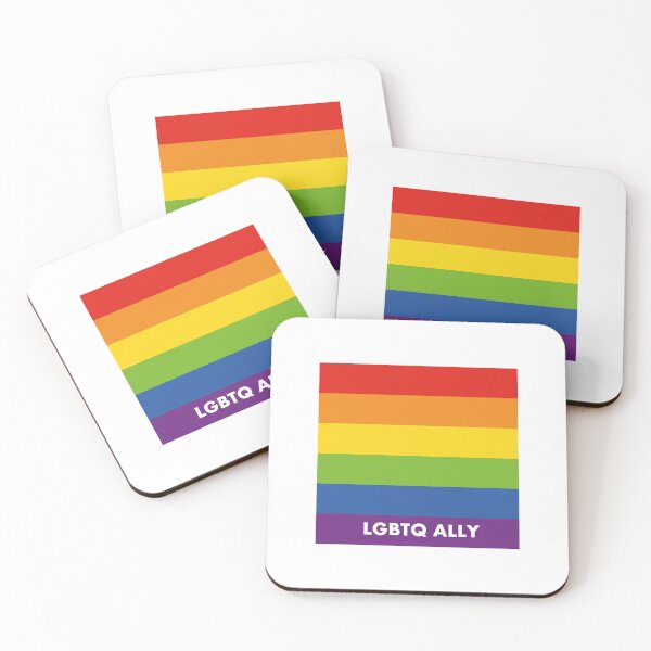Item preview, Pride Allyship LGBTQ Ally Rainbow Flag designed and sold by Inspirationmotivation.