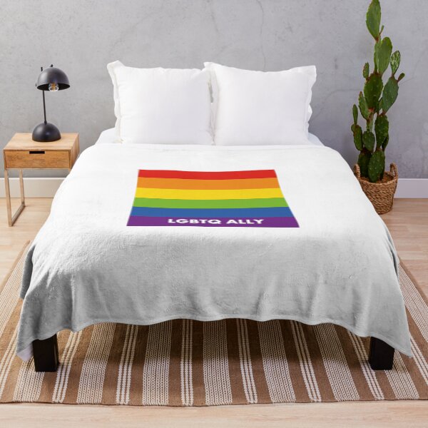 Item preview, Pride Allyship LGBTQ Ally Rainbow Flag designed and sold by Inspirationmotivation.