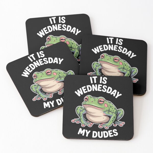 Item preview, It Is Wednesday My Dudes designed and sold by CookWorldLaughs.
