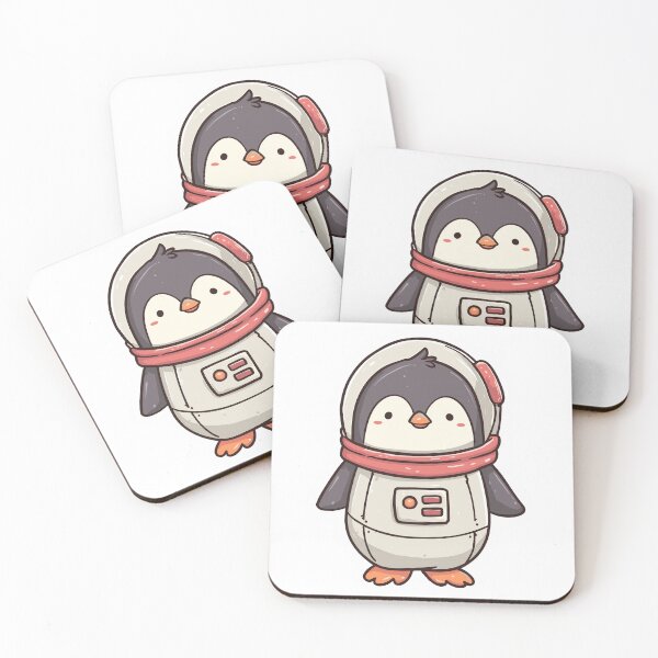 Item preview, Whimsical Space Penguin Art designed and sold by bapupa.