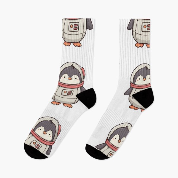 Item preview, Whimsical Space Penguin Art designed and sold by bapupa.