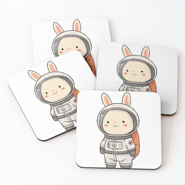 Item preview, Dreamy Space Rabbit Journey designed and sold by bapupa.
