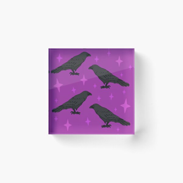 Item preview, Purple crow pattern designed and sold by Bugbotherer30.