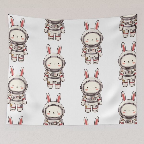 Item preview, Starry Space Rabbit Friend designed and sold by bapupa.
