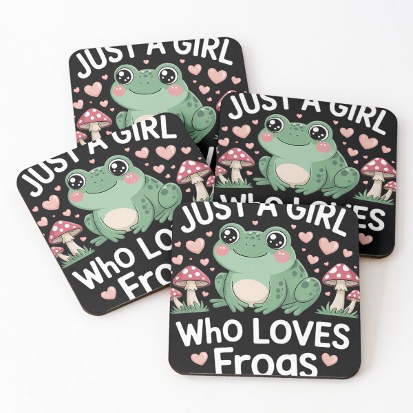 Item preview, Just A Girl Who Loves Frogs Just A Girl Who Loves Frogs designed and sold by DoorwayThreads.