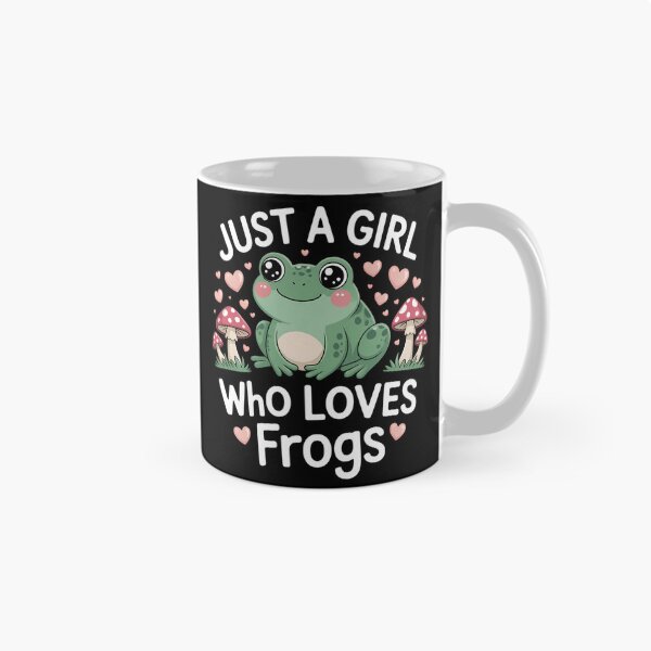 Item preview, Just A Girl Who Loves Frogs Just A Girl Who Loves Frogs designed and sold by DoorwayThreads.
