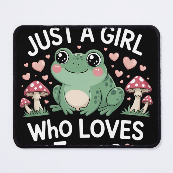 Item preview, Just A Girl Who Loves Frogs Just A Girl Who Loves Frogs designed and sold by DoorwayThreads.