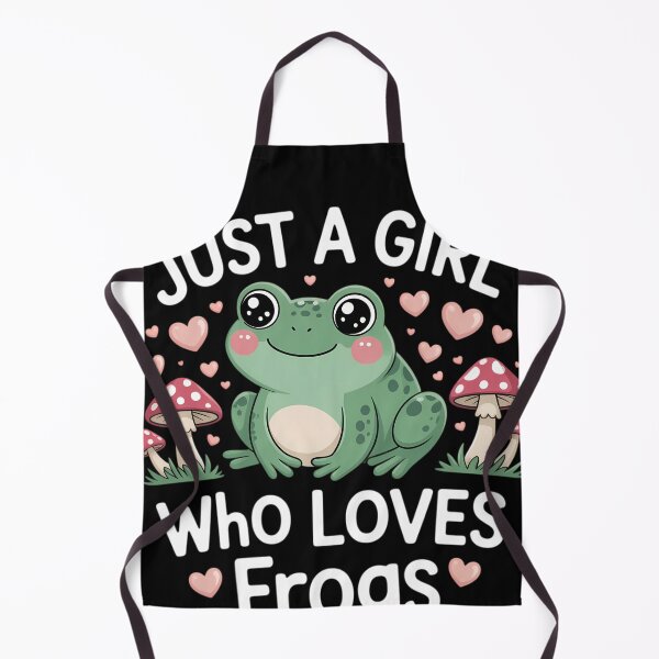 Item preview, Just A Girl Who Loves Frogs Just A Girl Who Loves Frogs designed and sold by DoorwayThreads.