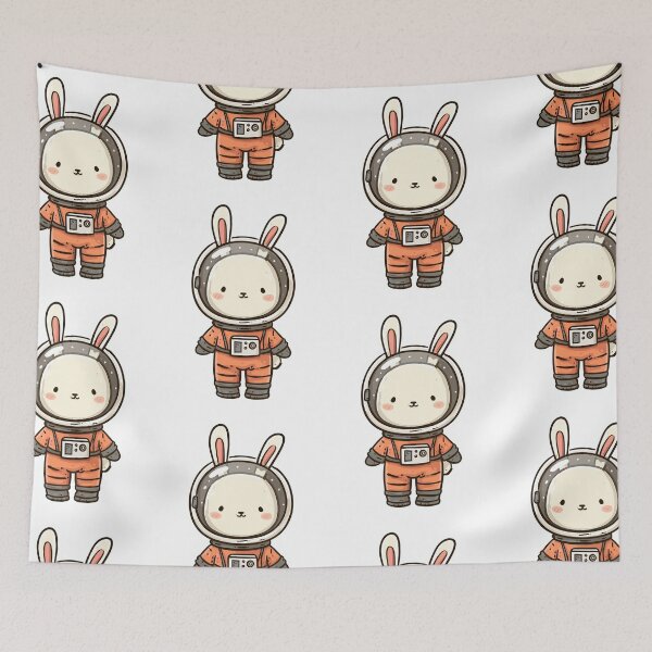 Item preview, Futuristic Space Rabbit Wonders designed and sold by bapupa.